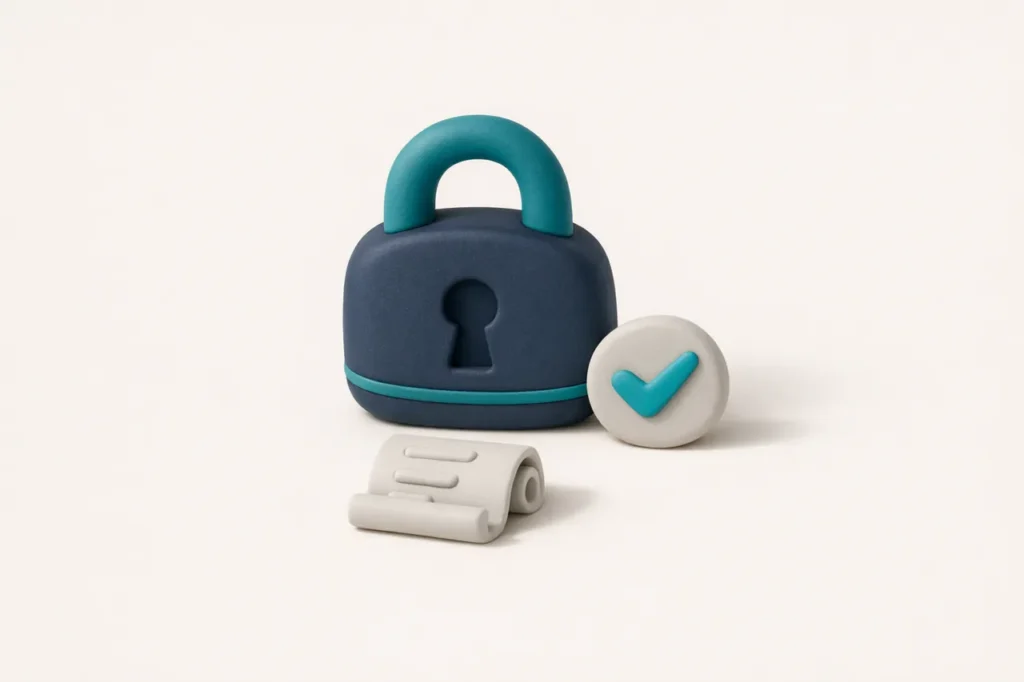 PayID pokies safety verification clay padlock tick tag and receipt